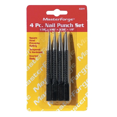 All-Source Tempered Steel Nail Set 4-Piece 353299